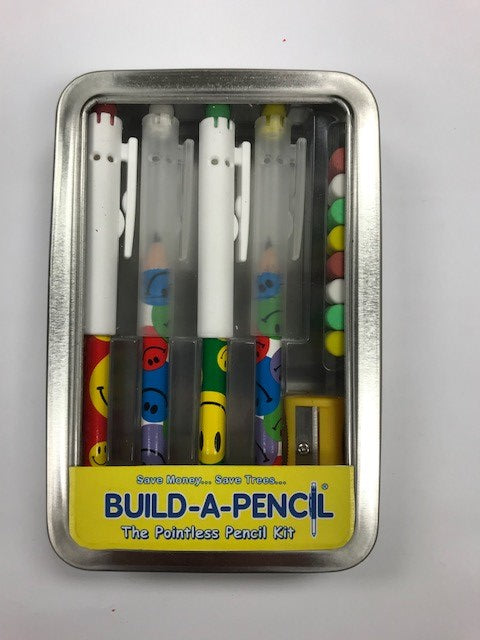 Pointless Pencil Kit (4 Pack): Happy Faces