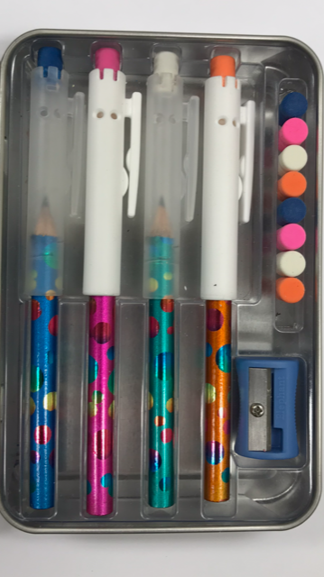 Pointless Pencil Kit (4 Pack): Color Confetti
