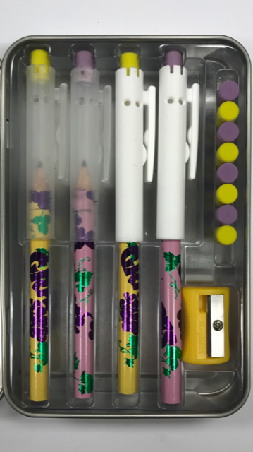 Pointless Pencil Kit (4 Pack): Grapes Scented