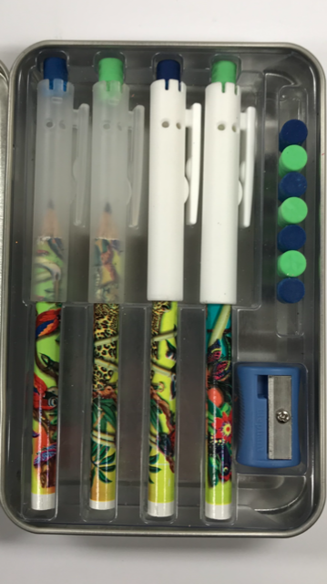Pointless Pencil Kit (4 Pack): Tropical Rainforest