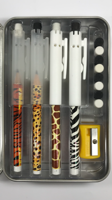Pointless Pencil Kit (4 Pack): Jungle Fever