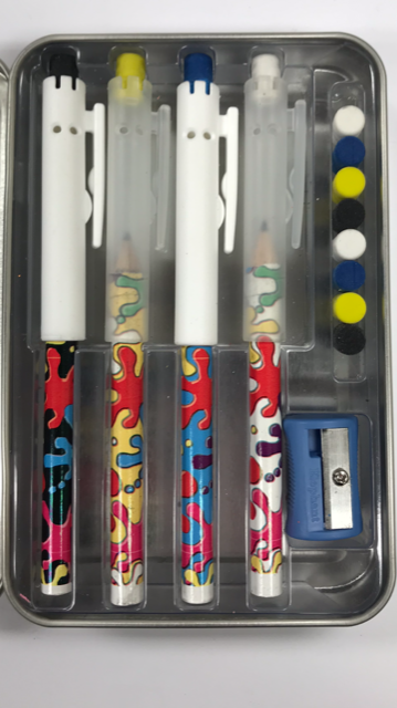 Pointless Pencil Kit (4 Pack): Splatter Matter
