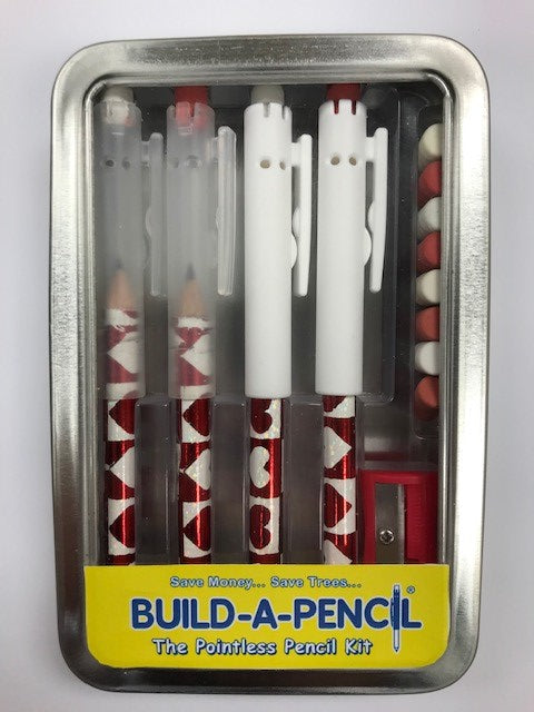 Pointless Pencil Kit (4 Pack): Hearts 'O Glitter
