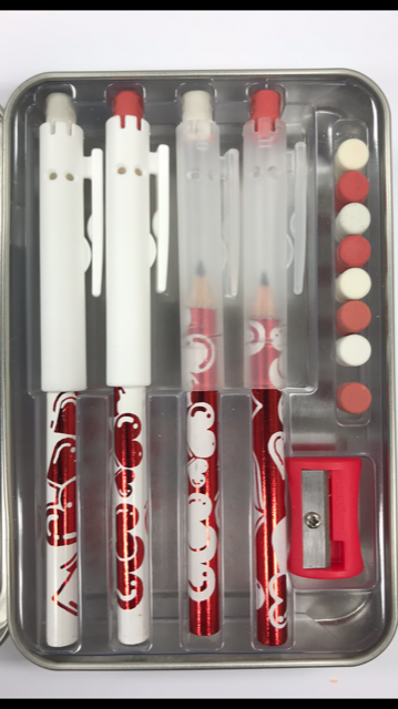 Pointless Pencil Kit (4 Pack): Hearts Galore