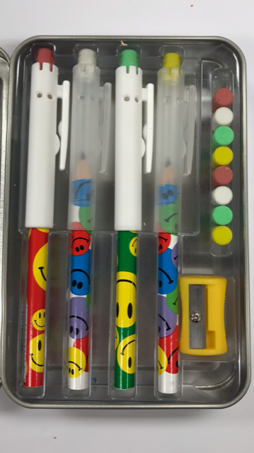 Pointless Pencil Kit (4 Pack): Happy Faces