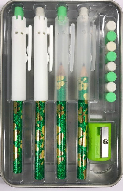 Pointless Pencil Kit (4 Pack): Shamrock Glitz