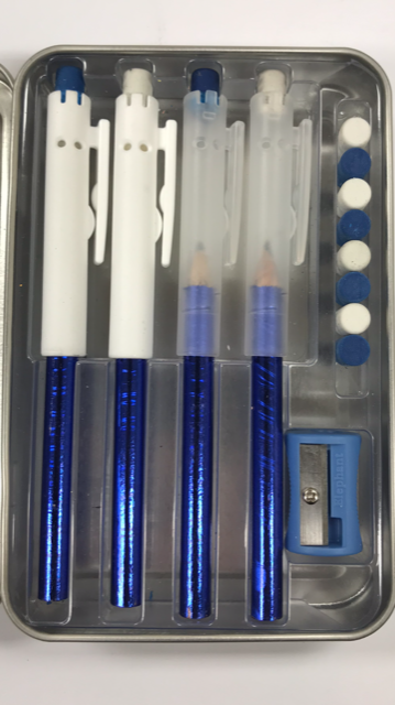 Pointless Pencil Kit (4 Pack): Blinding Blue