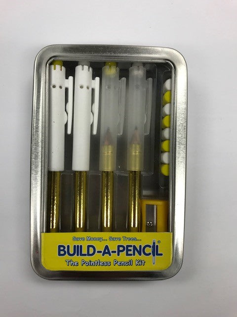 Pointless Pencil Kit (4 Pack): Glowing Gold