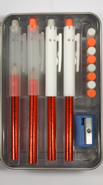 Pointless Pencil Kit (4 Pack): Oodles of Orange