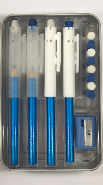 Pointless Pencil Kit (4 Pack): Powder Puff Blue