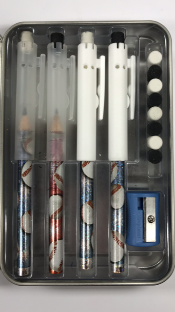 Pointless Pencil Kit (4 Pack): Baseball Blasters