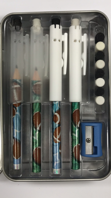 Pointless Pencil Kit (4 Pack): Football Blasters