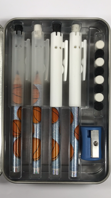 Pointless Pencil Kit (4 Pack): Basketball Blasters