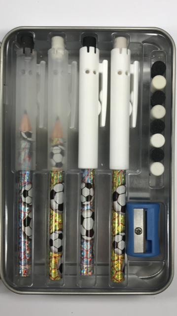 Pointless Pencil Kit (4 Pack): Soccer Blasters