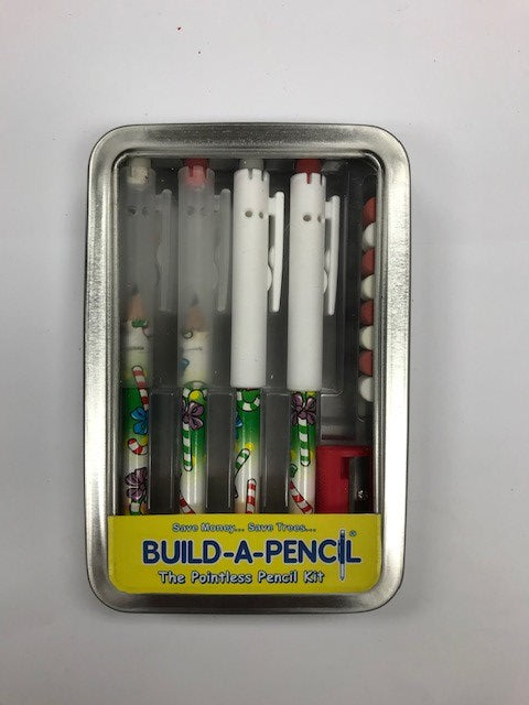 Pointless Pencil Kit (4 Pack): Candy Cane Treats
