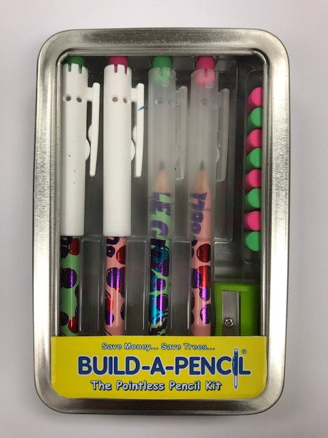 Pointless Pencil Kit (4 Pack): Bubble Gum Scented