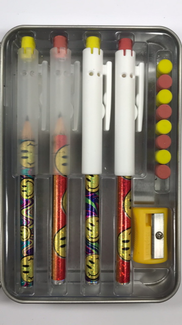 Pointless Pencil Kit (4 Pack): Smiley Sensation