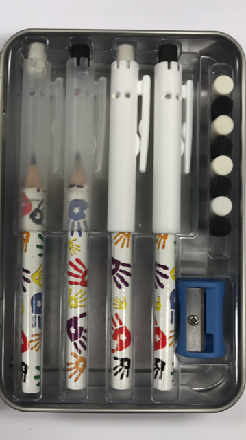 Pointless Pencil Kit (4 Pack): Handprints