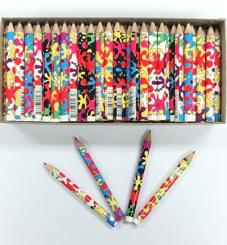 Decorated Pencils: Splatter Matter