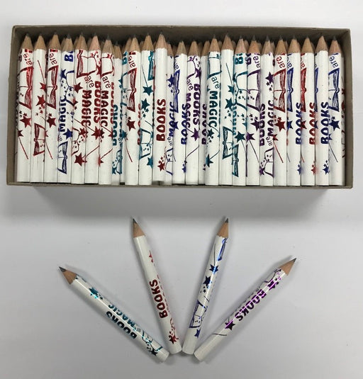 Decorated Pencils: Books Are Magic