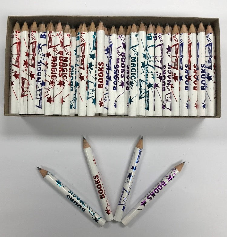 Decorated Pencils: Books Are Magic