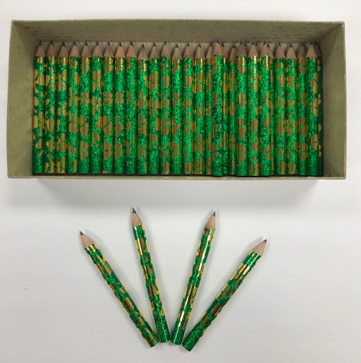 Decorated Pencils: Shamrock Glitz