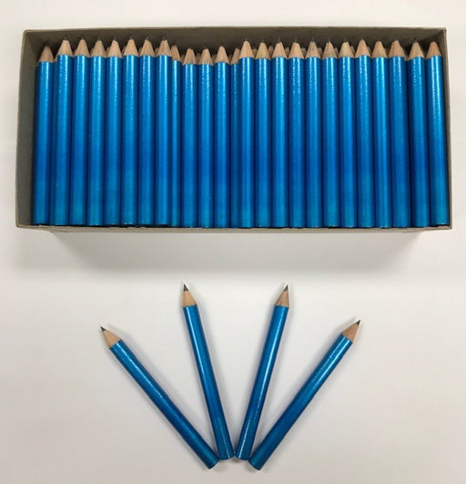 Decorated Pencils: Powder Puff Blue