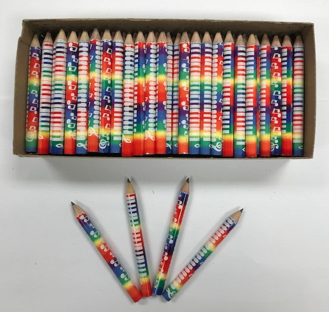 Decorated Pencils: Rainbow Keyboard / Notes
