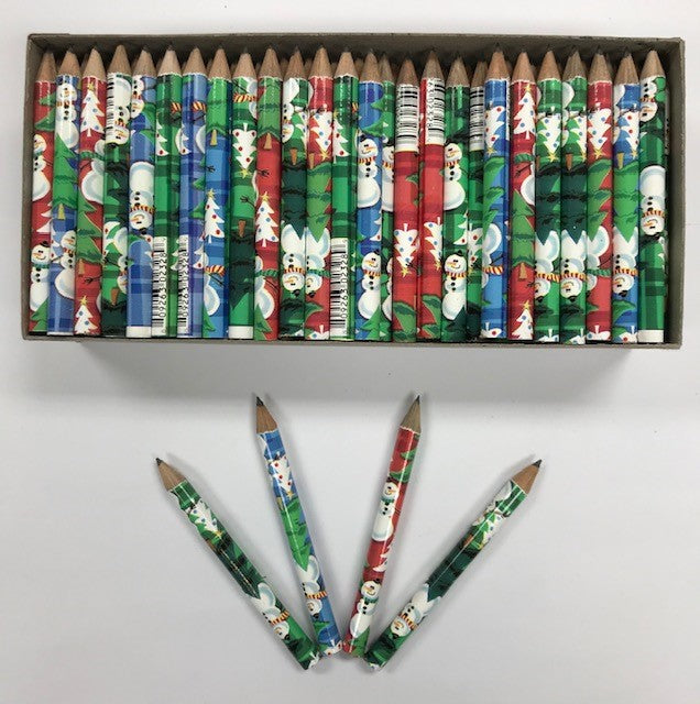 Decorated Pencils: Snowman Country