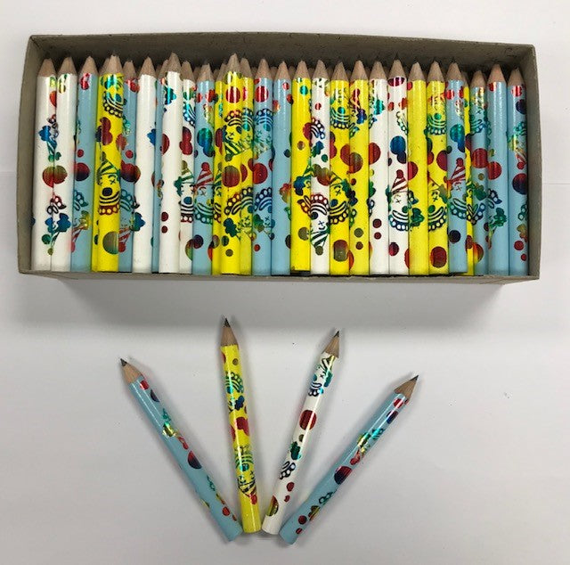 Decorated Pencils: Party Clowns