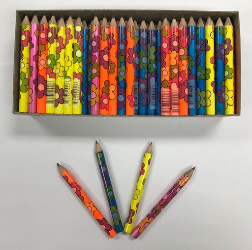 Decorated Pencils: Flashy Flowers