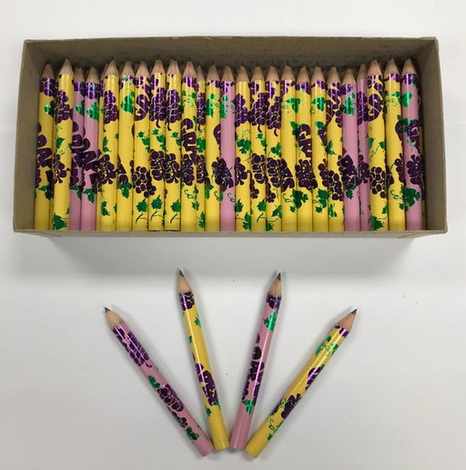 Decorated Pencils: Grapes "Scented"