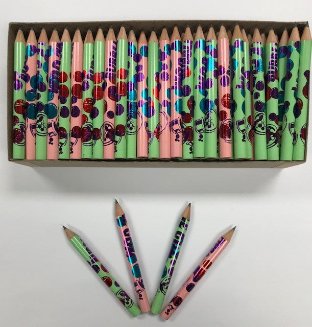 Decorated Pencils: Bubble Gum "Scented"