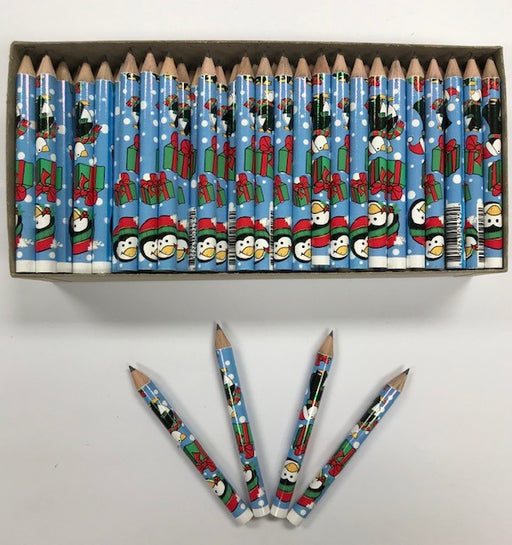 Decorated Pencils: Christmas Penguins