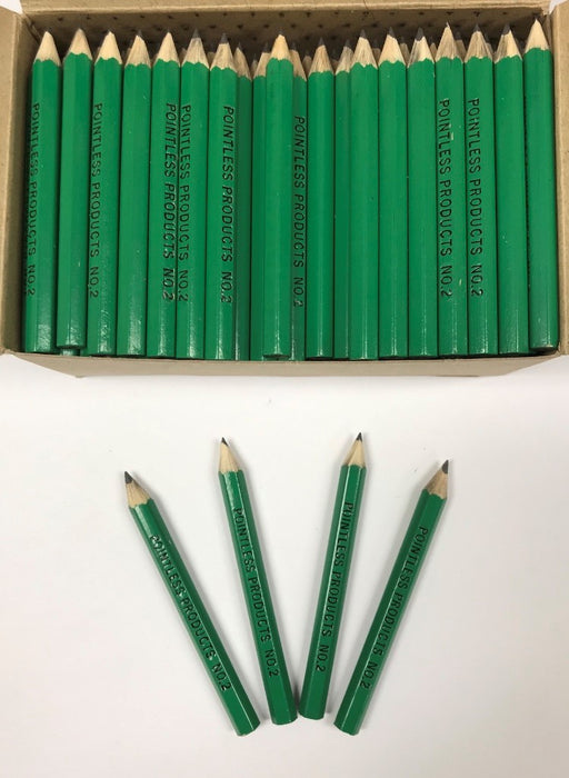 Decorated Pencils: Green Pocket Size #2