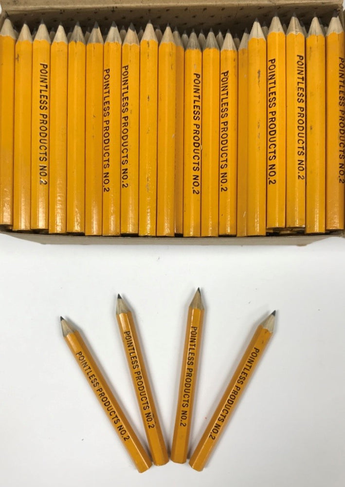 Decorated Pencils: Standard Yellow Pocket Size #2