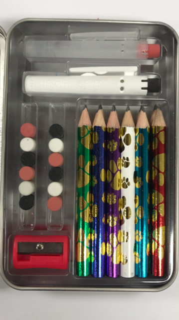 Build-A-Pencil Kit: Paw Print Glitz