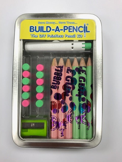 Build-A-Pencil Kit: Bubble Gum Scented