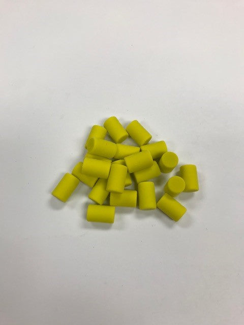 50 Piece Replacement Eraser Pack (Neon Yellow)